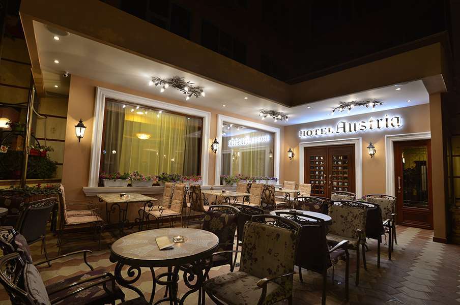 Hotel Austria Τίρανα Εστιατόριο φωτογραφία